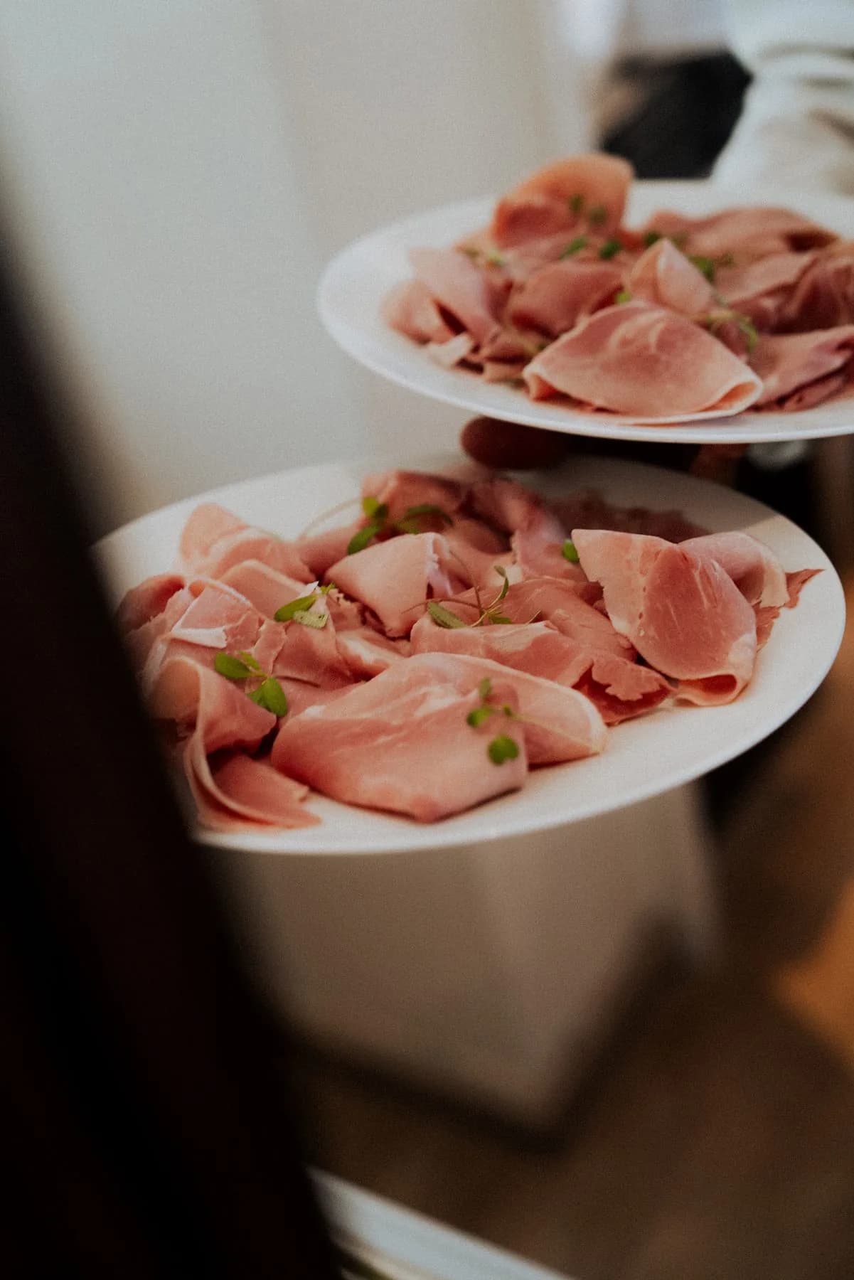 Charcuterie plate served on the 8th-floor Beau Rivage Gold terrace during the Monaco Grand Prix