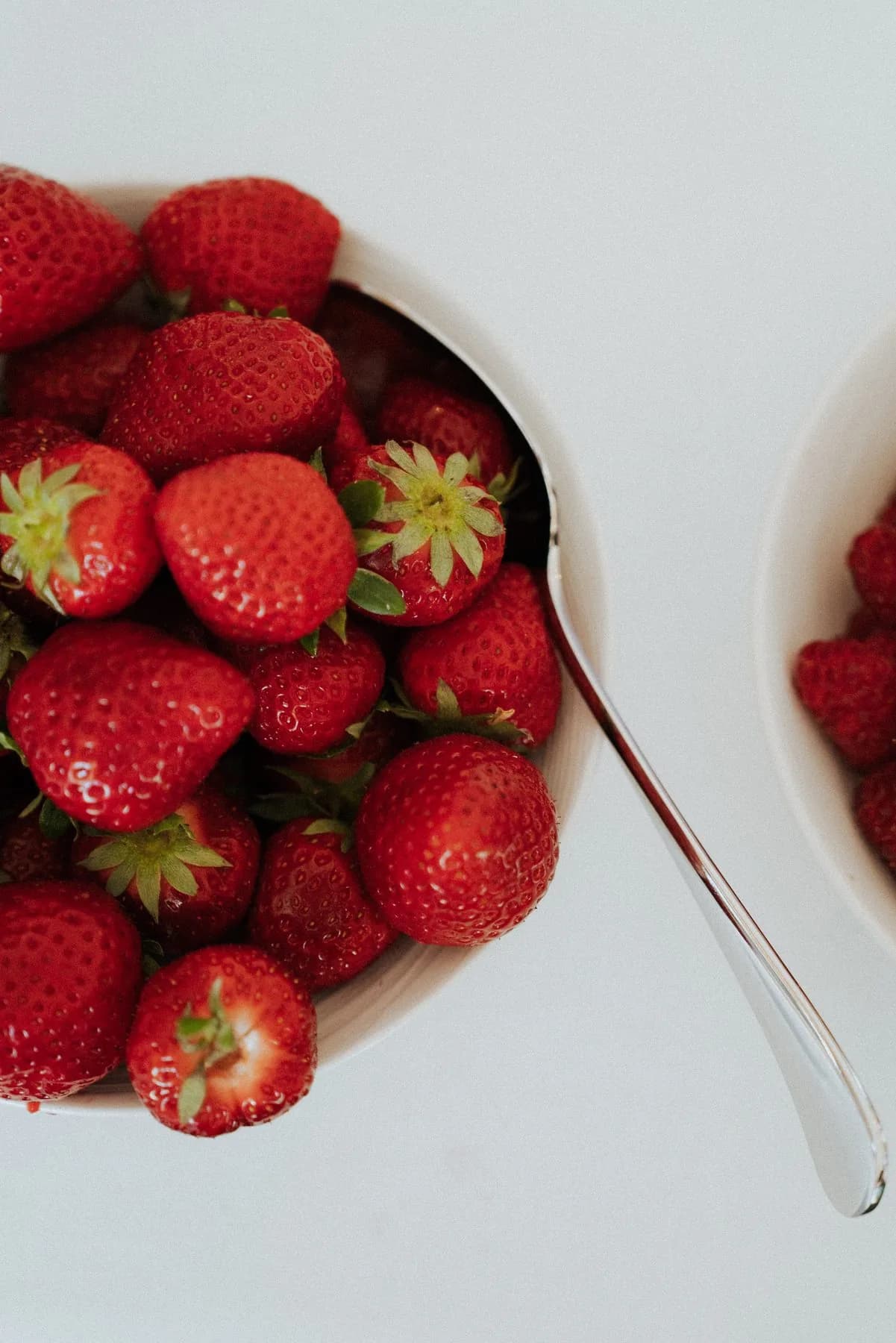 Fresh strawberries served on the 8th-floor Beau Rivage Gold terrace during the Monaco Grand Prix